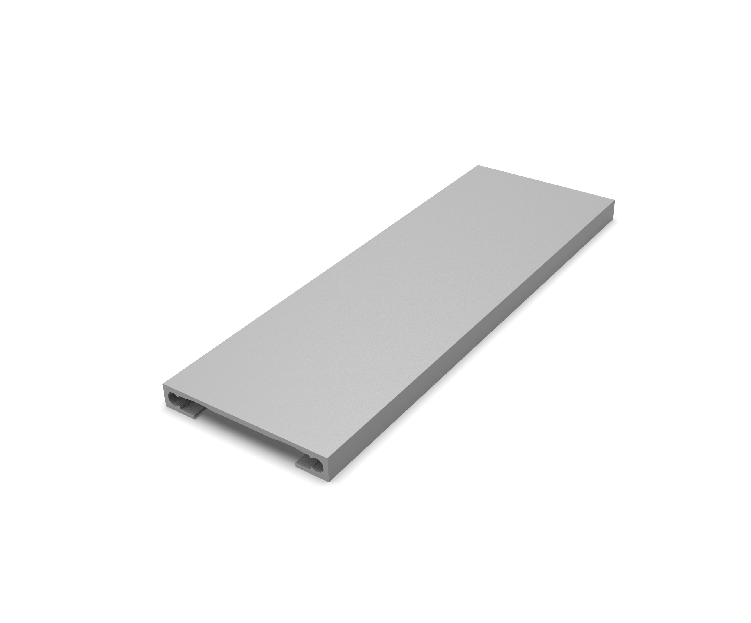 beMatrix B62 Abdeckprofil 2480mm grau