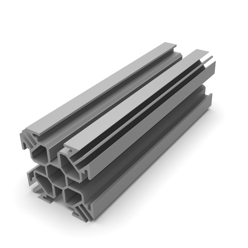 beMatrix B62 Textilquadrat 4 Schlitze 2480mm