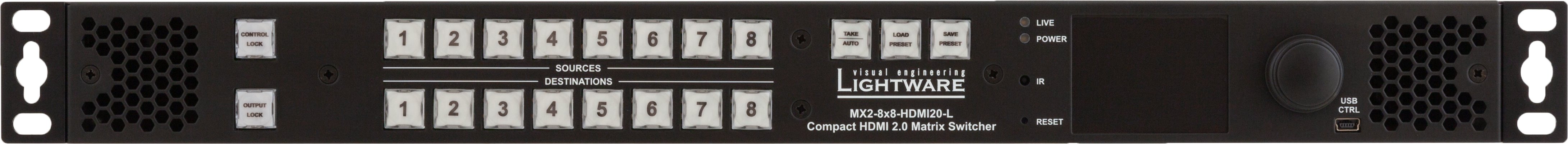 Lightware MX2 8x8 HDMI 2.0 Matrix